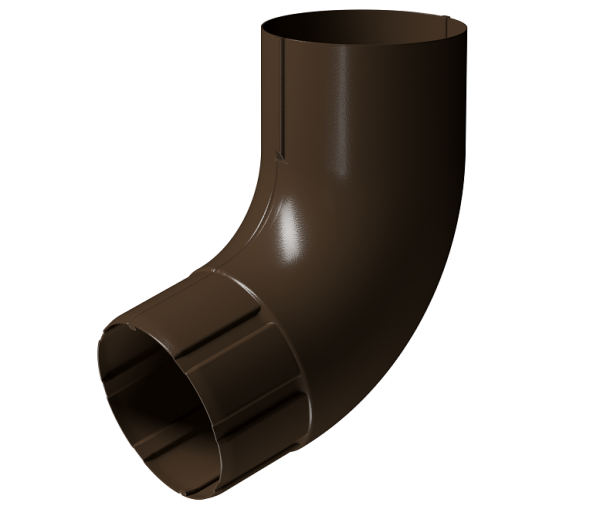 Колено 72° D90 Döcke STAL PREMIUM Каштан, (RAL 8017) купить в Уссурийске