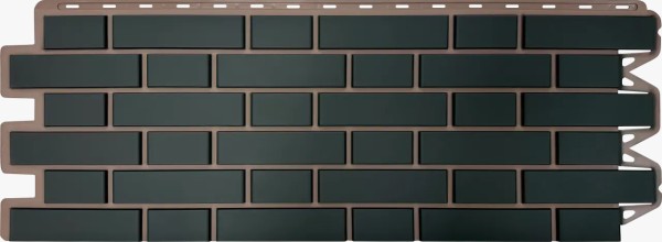 Фасадная панель Альта-Профиль, Кирпич Клинкерный, Графит купить в Уссурийске