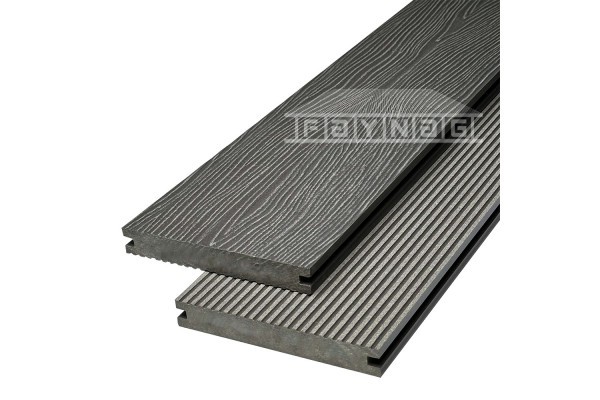 Террасная доска из ДПК Faynag Premium Massive 3D — Графит купить в Уссурийске