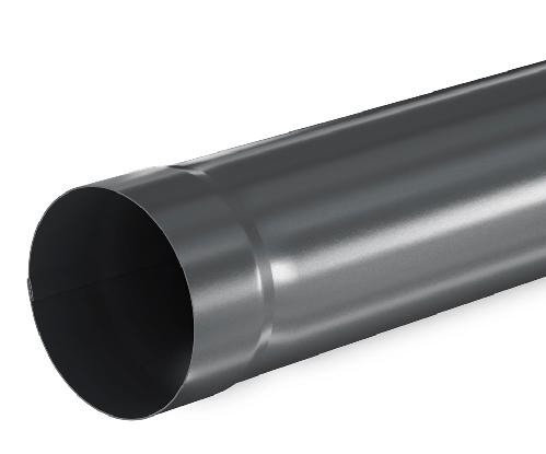 Водосток Aquasistem, система 125x90 - Труба водосточная 1.00м RAL 7024 Тёмно-серый купить в Уссурийске