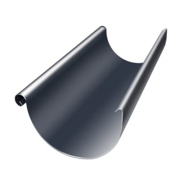 Водосток Grand Line 125x90 – Желоб 3м RAL 7024 купить в Уссурийске