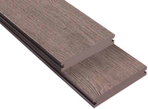 Террасная доска ДПК Outdoor 3D полнотелая NEVADA/CALIFORNIA BROWN коричневая микс купить в Уссурийске