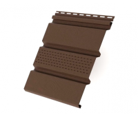 Софит с центральной перфорацией, коричневый купить в Уссурийске