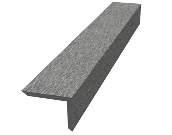 Уголок ДПК для террасной доски NauticPrime, 60x40x2900мм Тёмно-серый купить в Уссурийске