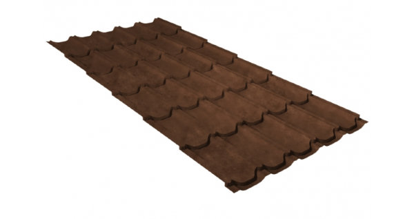 Металлочерепица квинта плюс 0,45 Safari Twincolor Brown купить в Уссурийске