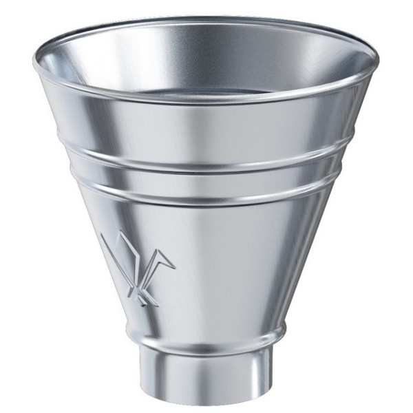 Водосток Aquasistem, Система 150/100 - Воронка водосборная круглая оцинковка купить в Уссурийске