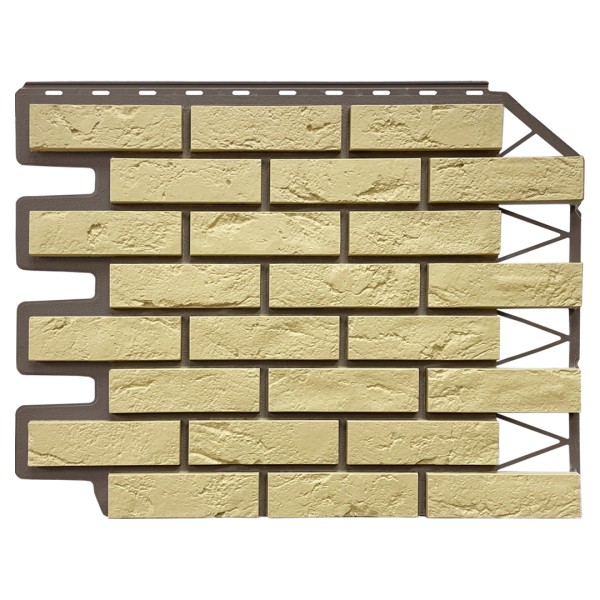 Фасадная панель FineBer, Кирпич Баварский, Песочный купить в Уссурийске