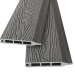 Заборная панель шип-паз EasyDecking Wood-Х 146х20 Серый купить в Уссурийске