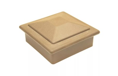 Крышка верхняя ПВХ для столба Deckart 125х125 Орех