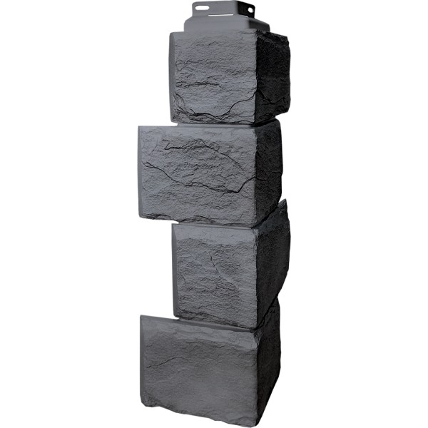 Цокольный сайдинг FineBer – Серия “Камень природный”, Угол наружный Кварцевый купить в Уссурийске