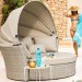 Диван-Трансформер AFINA плетеный из иск. ротанга AFM-325 Beige купить в Уссурийске