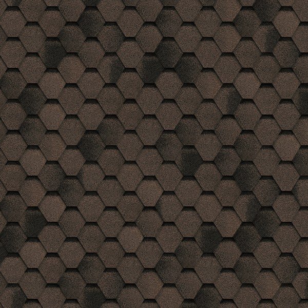 Гибкая черепица Shinglas, серия Финская,коллекция Соната – Коричневый купить в Уссурийске