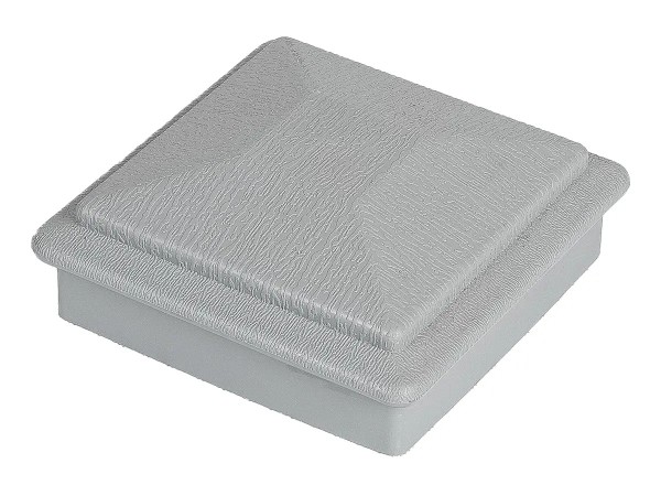 Крышка верхняя фигурная ПВХ для столба Deckart 100х100 Серый купить в Уссурийске