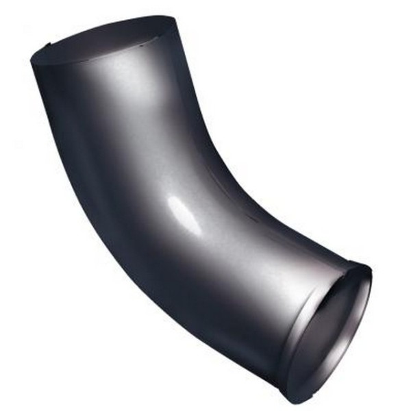 Водосток Grand Line 150x100 – Колено сливное RAL 7024 купить в Уссурийске