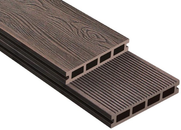 Террасная доска ДПК Outdoor 3D NEVADA/Вельвет коричневая микс купить в Уссурийске