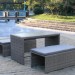 Диван-Трансформер AFINA плетеный из иск. ротанга S330G-W78 Grey купить в Уссурийске