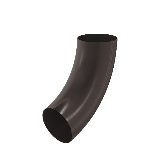 Водосток Aquasistem, система 125x90 -  Колено трубы RR 32 Тёмно Коричневый купить в Уссурийске