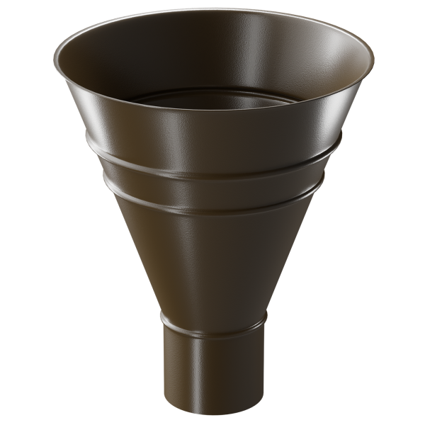 Воронка водосборная Döcke STAL PREMIUM, Каштан купить в Уссурийске