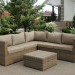 Комплект мебели AFINA плетеной из иск. ротанга YR825B Beige купить в Уссурийске