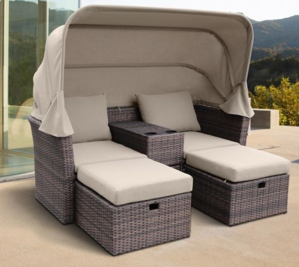 Комплект мебели AFINA плетеной из иск. ротанга AFM-330B Brown купить в Уссурийске