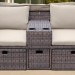 Комплект мебели AFINA плетеной из иск. ротанга AFM-330B Brown купить в Уссурийске
