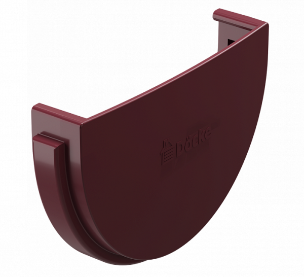 Заглушка желоба ПВХ Docke STANDART красный купить в Уссурийске