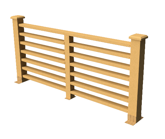 Ограждения декоративное ДПК GRINDERDECO Марсело песчаник купить в Уссурийске