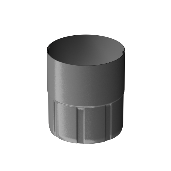 Муфта соединительная для водостока Döcke STAL PREMIUM, Графит купить в Уссурийске