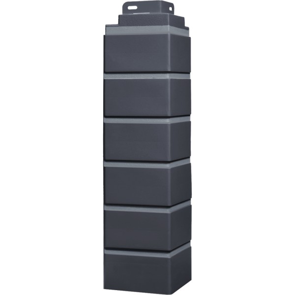 Угол Фасайдинг Серия «Кирпич клинкерный» Графит купить в Уссурийске