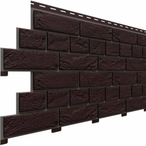 Фасадная панель Доломит Кирпич Славянка Коричневый  купить в Уссурийске