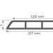 Доска Ромбус 3D ДПК Outdoor STORM GREY серая микс купить в Уссурийске