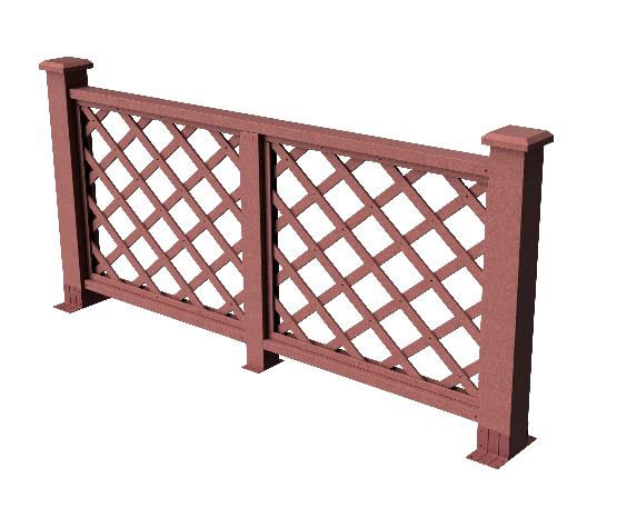 Ограждения декоративное ДПК GRINDERDECO Ламбет мербау купить в Уссурийске