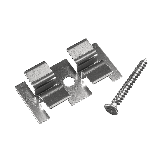 Клипса с саморезом, Grinder шовный монтаж 5 mm купить в Уссурийске