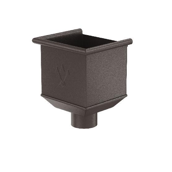 Водосток Aquasistem, Система 125x90 - Водосборная воронка RR 32 Тёмно-коричневый matt купить в Уссурийске