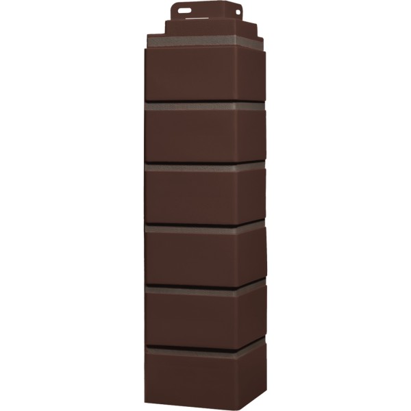 Угол Фасайдинг Серия «Кирпич клинкерный» Жженный купить в Уссурийске