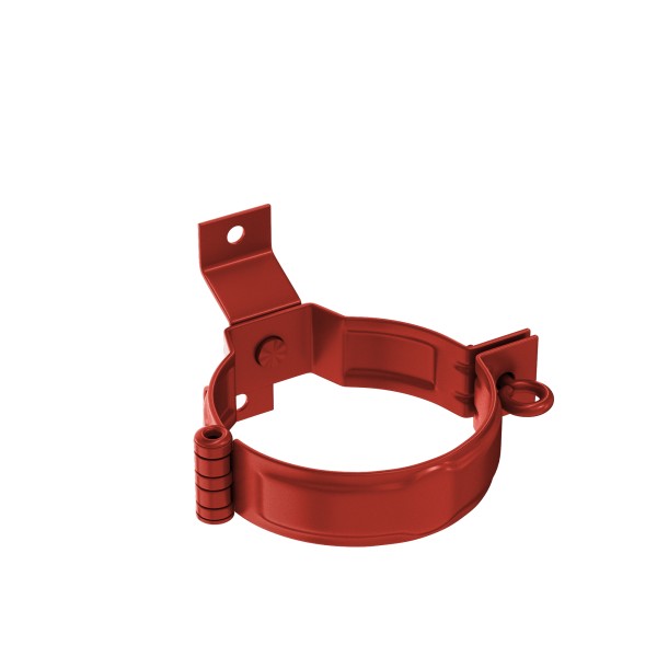 Водосток Aquasistem, система 150x100 - Декоративный хомут трубы под дерево с комплектом крепления RR 29 Бургундский купить в Уссурийске