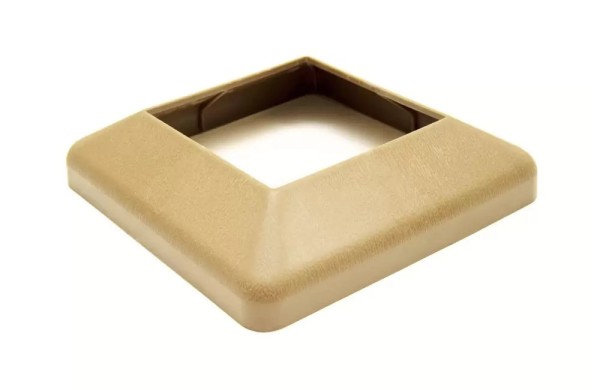 Крышка нижняя ПВХ для столба Deckart 100х100 Орех купить в Уссурийске