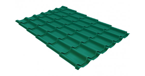 Металлочерепица классик 0,5 Satin RAL 5021 купить в Уссурийске