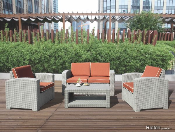 Уличные диваны и кресла коллекции Rattan Premium 4 купить в Уссурийске