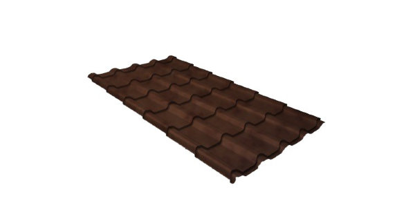 Металлочерепица камея 0,45 Safari Twincolor Brown купить в Уссурийске
