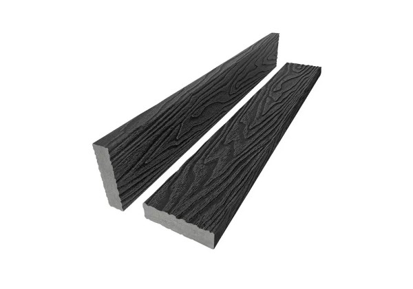 Брус лавочный 3D-тиснение 20х80 Графит купить в Уссурийске