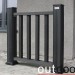 Ограждение из ДПК Outdoor Классик 3D STORM чёрный купить в Уссурийске
