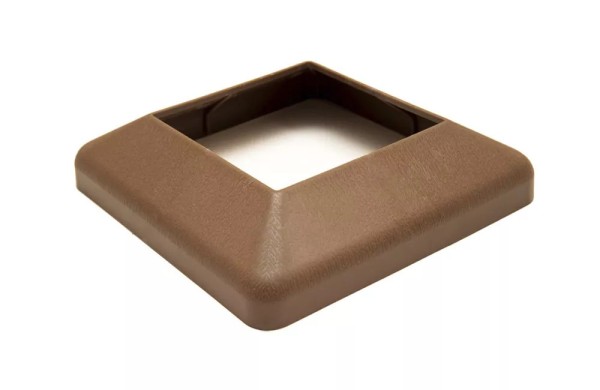 Крышка нижняя ПВХ для столба Deckart 125х125 Шоколад купить в Уссурийске