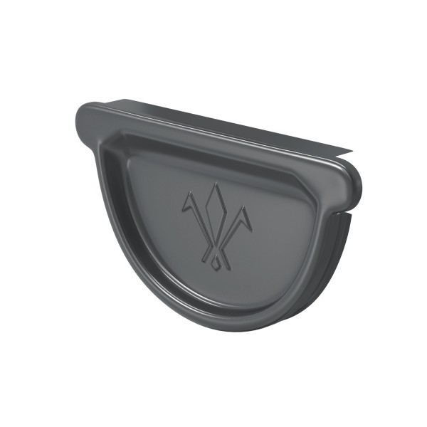 Водосток Aquasistem, система 150x100 - Заглушка универсальная с резиновым уплотнителем RR 23 Маренго купить в Уссурийске