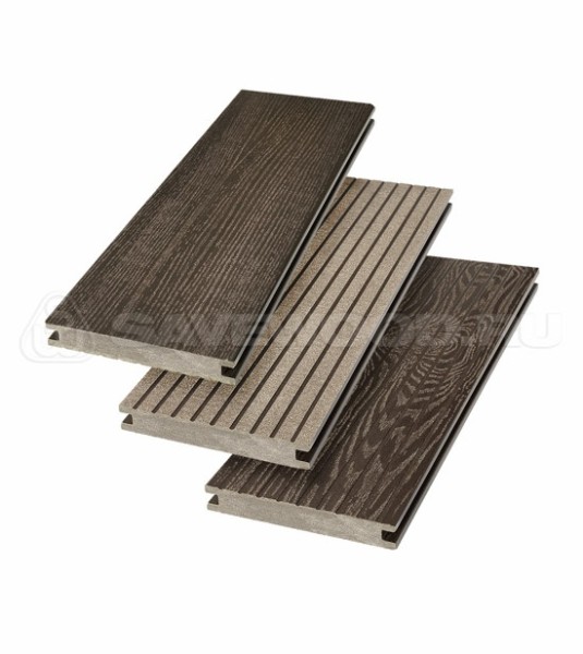 Террасная доска SW Fraxinus (R) полнотелая «SaveWood» Темно-коричневый купить в Уссурийске