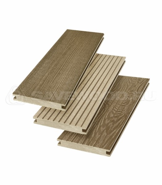 Террасная доска SW Fraxinus (R) полнотелая «SaveWood» Тик купить в Уссурийске