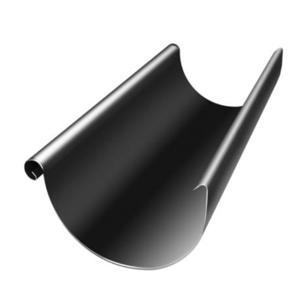 Водосток Grand Line 125x90 – Желоб 3м RAL 9005 купить в Уссурийске