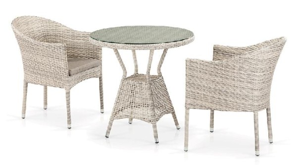 Комплект плетеной мебели AFINA из иск. ротанга T705ANT/Y350-W85 Latte 2Pcs купить в Уссурийске