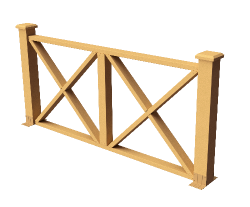 Ограждения декоративное ДПК GRINDERDECO Тауэр песчаник купить в Уссурийске