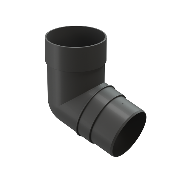 Колено 72˚ для водосточной трубы Docke Premium Графит купить в Уссурийске